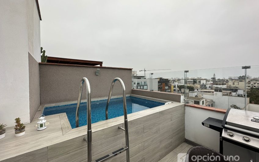 DÚPLEX DE 192 M2 CON TERRAZA Y PISCINA EN VENTA, SURCO